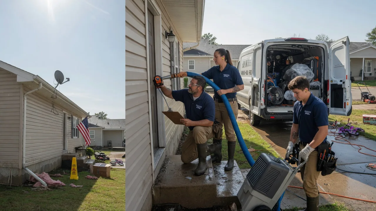 Ceiling Water Damage Restoration in Schiller Park, IL near me